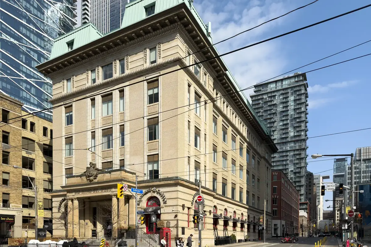 Heritage Canadian General Electric Building at King and Simcoe on King Street West, Toronto
